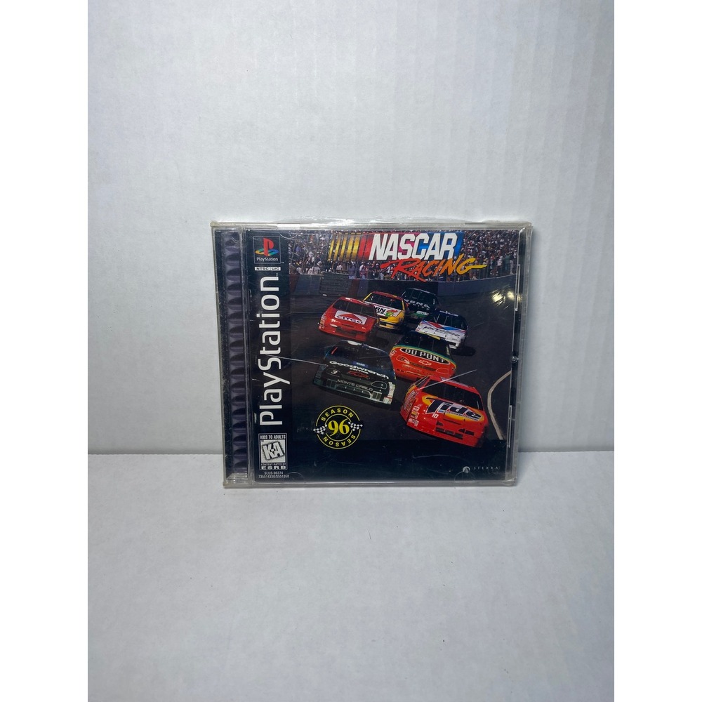 NASCAR Racing Sony PlayStation 1 PS1 1996 Factory Sealed New Vintage Video Game